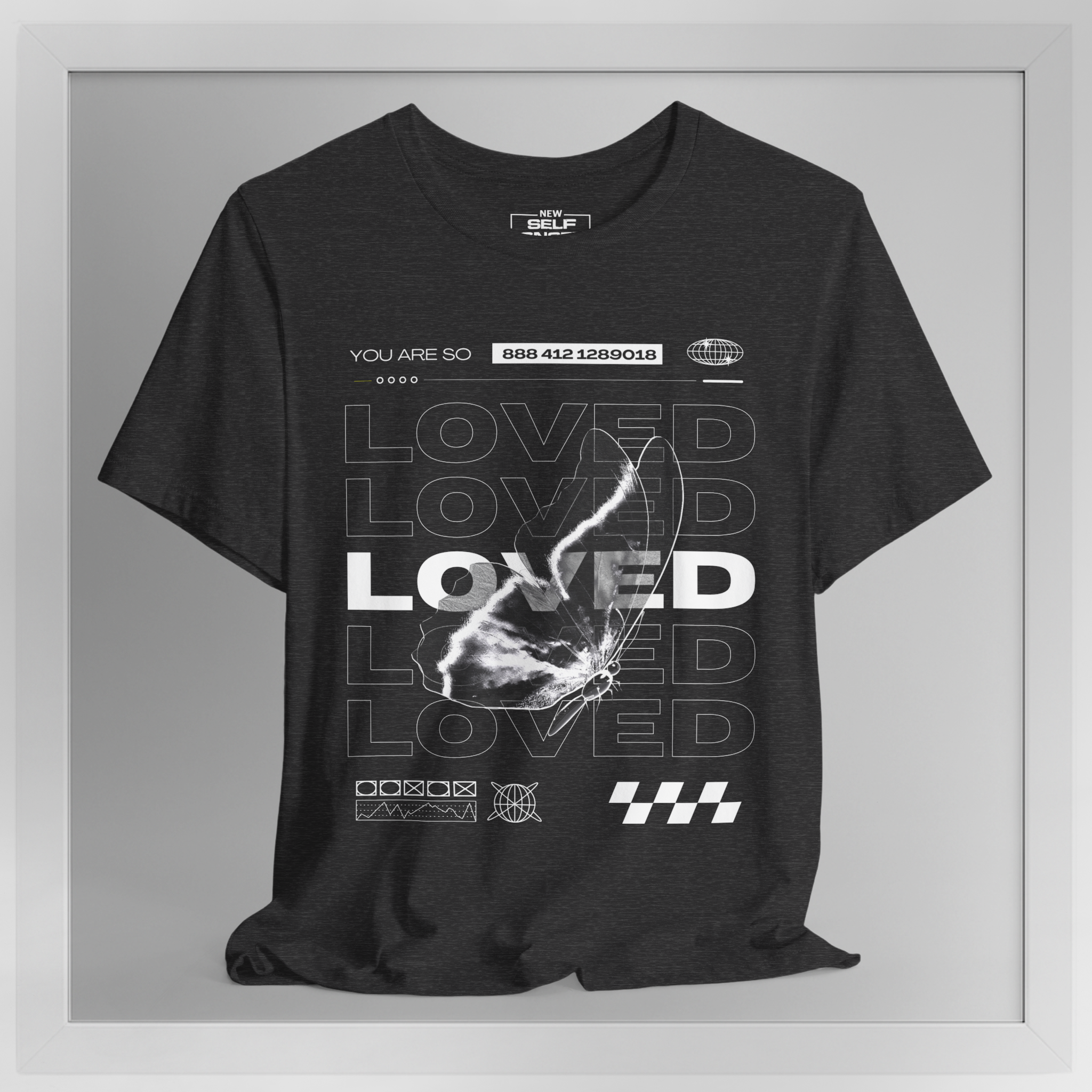 LOVED Butterfly – New Self Concept Shirt™ | Mirror Work Shirt