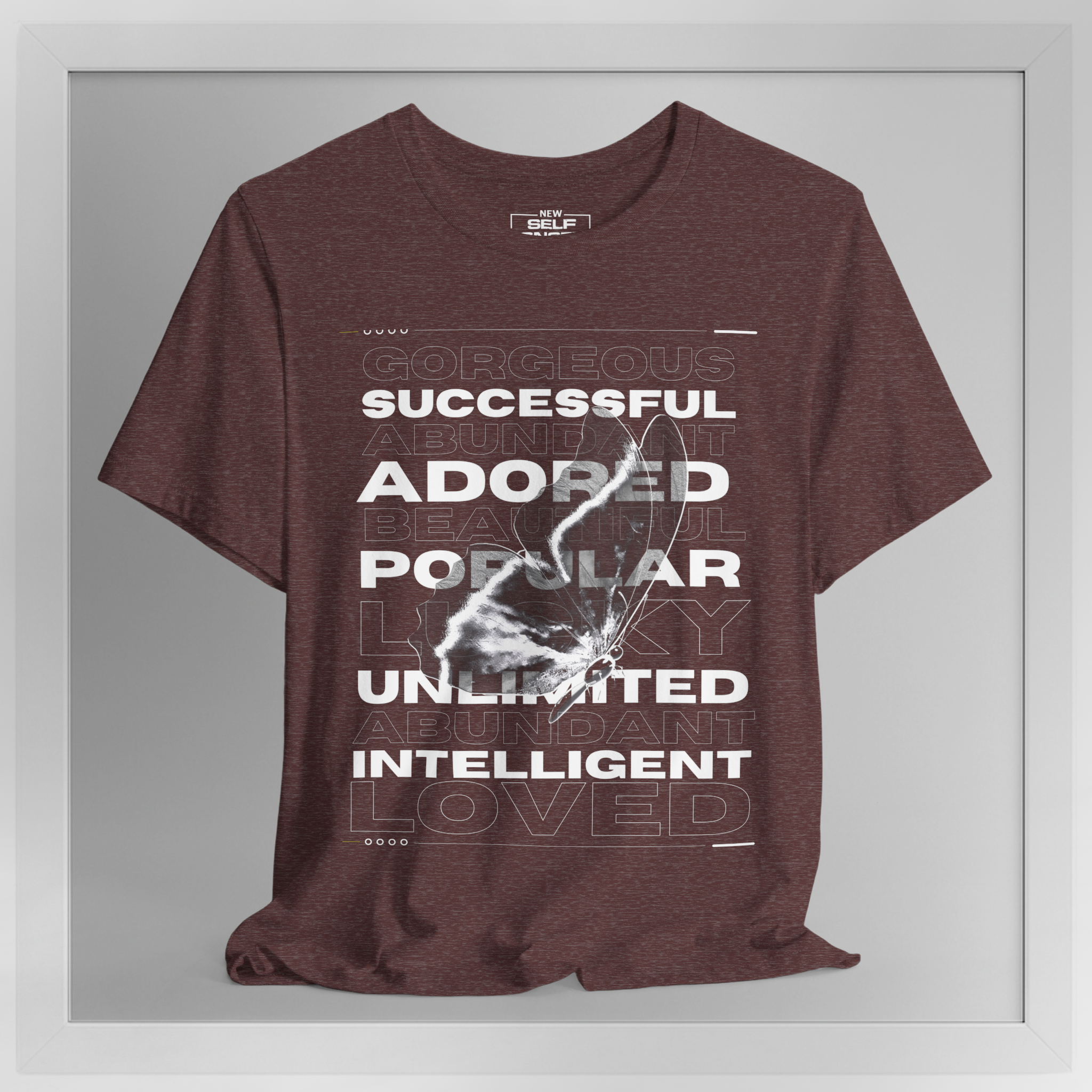 Adored, Abundant, Unlimited – New Self Concept Shirt™ | Mirror Work Shirt