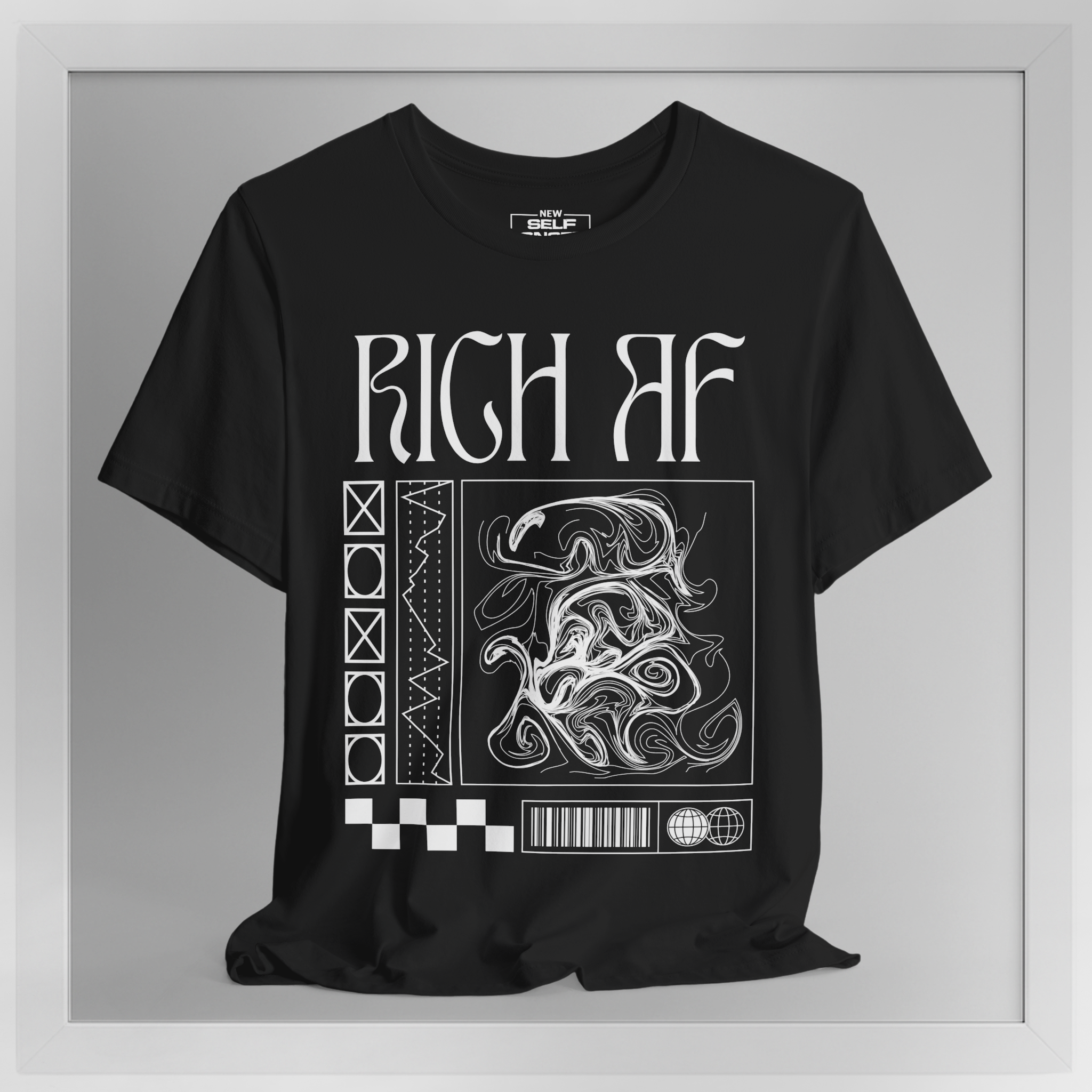 RICH AF – New Self Concept Shirt™ | Mirror Work Shirt