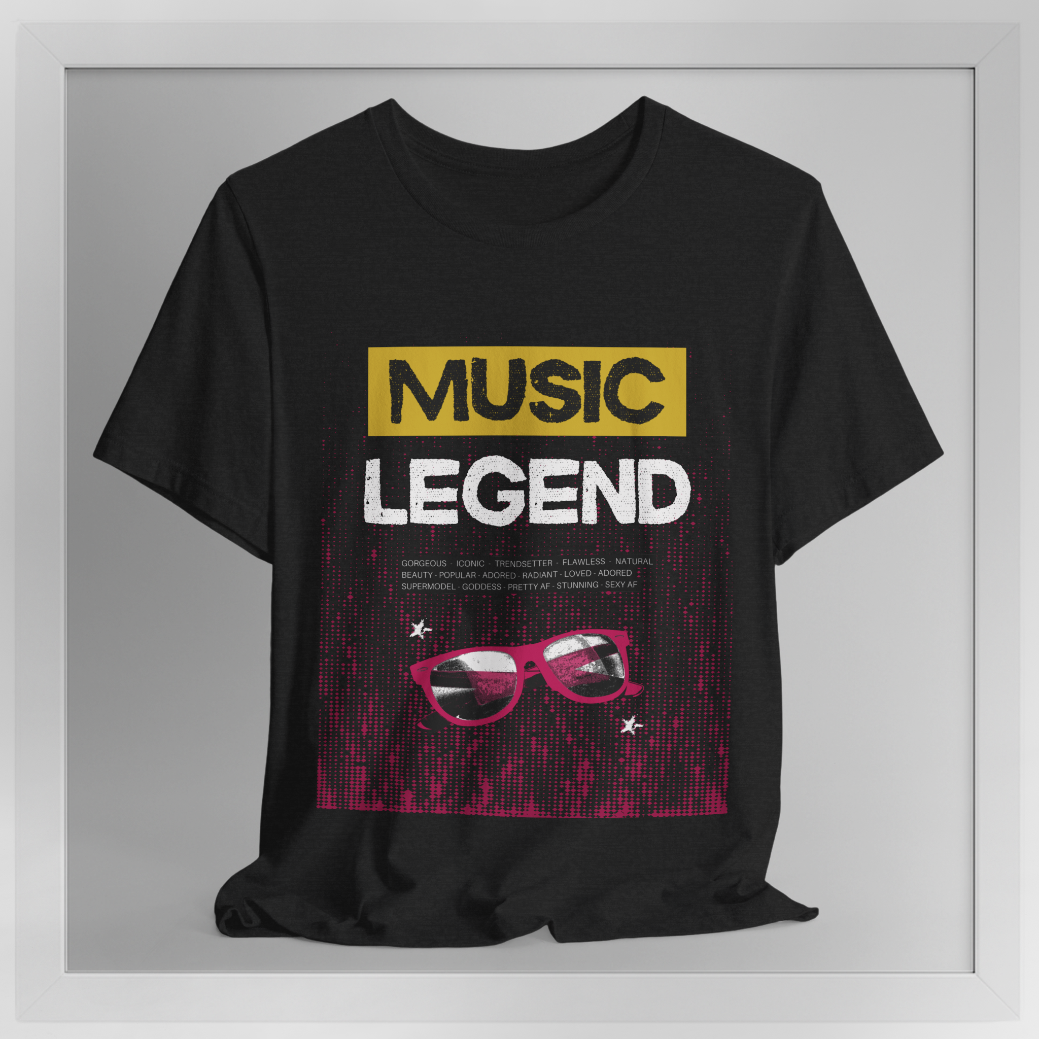 MUSIC LEGEND - Sunglasses New Self Concept Shirt™ Mirror Work Shirt