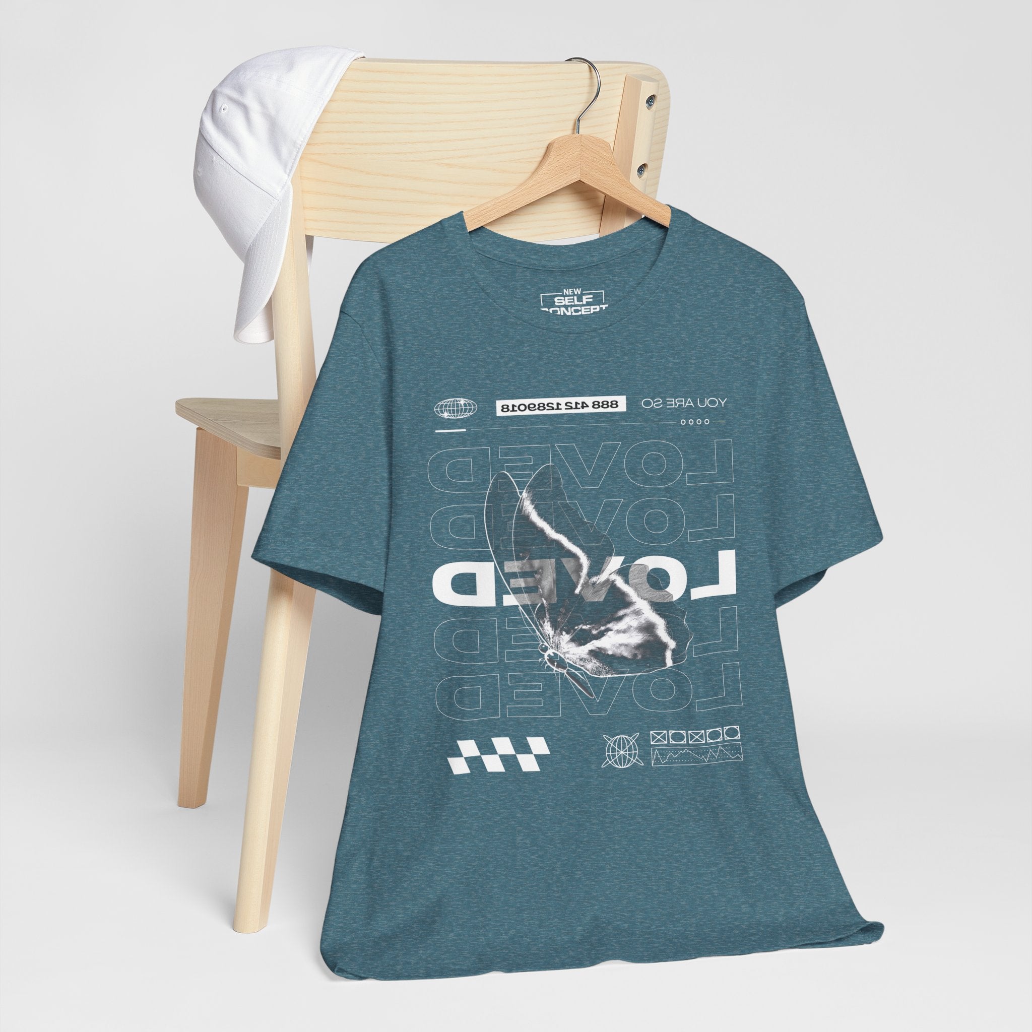 LOVED Butterfly – New Self Concept Shirt™ | Mirror Work Shirt